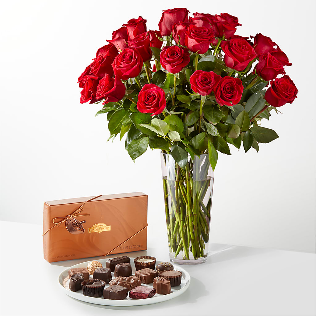 Romantic Long Stem Red Rose Bouquet Bundles – MR K'S FLOWERS, Littleton CO
