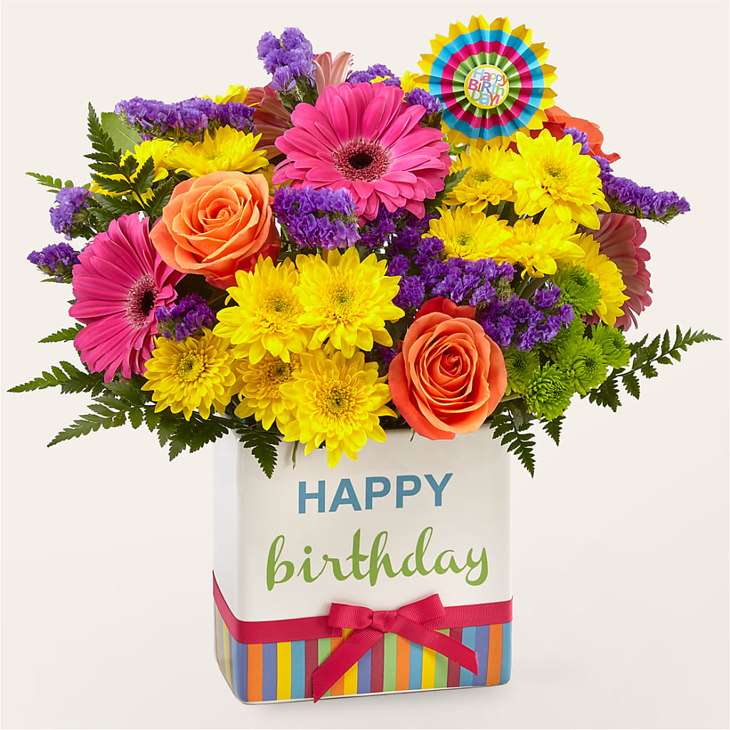 Birthday Brights Bouquet – MR K'S FLOWERS, Littleton CO