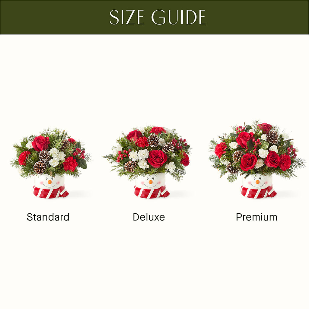 Jolly Snowman Bouquet – MR K'S FLOWERS, Littleton CO