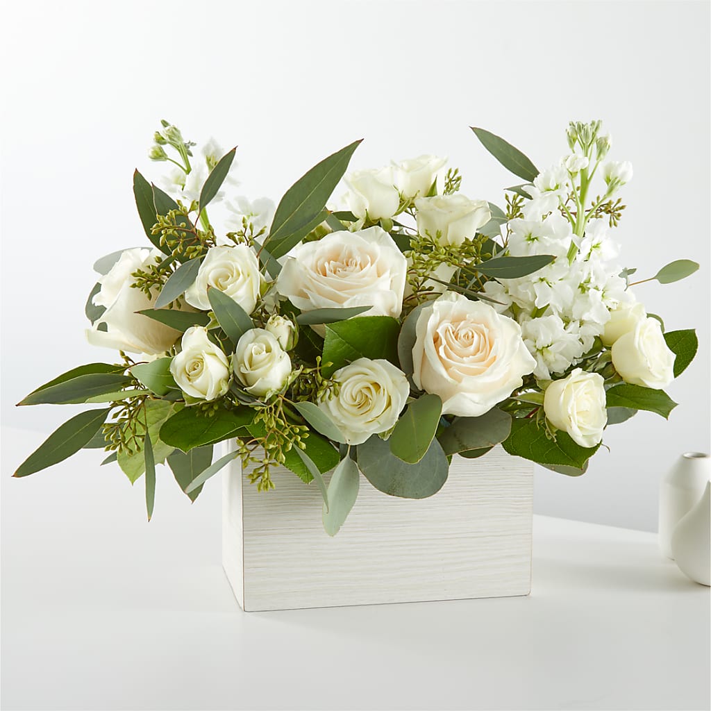 Fresh Linen Box Bouquet – MR K'S FLOWERS, Littleton CO