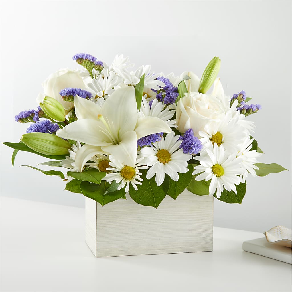 Beyond Blue Box Bouquet – MR K'S FLOWERS, Littleton CO
