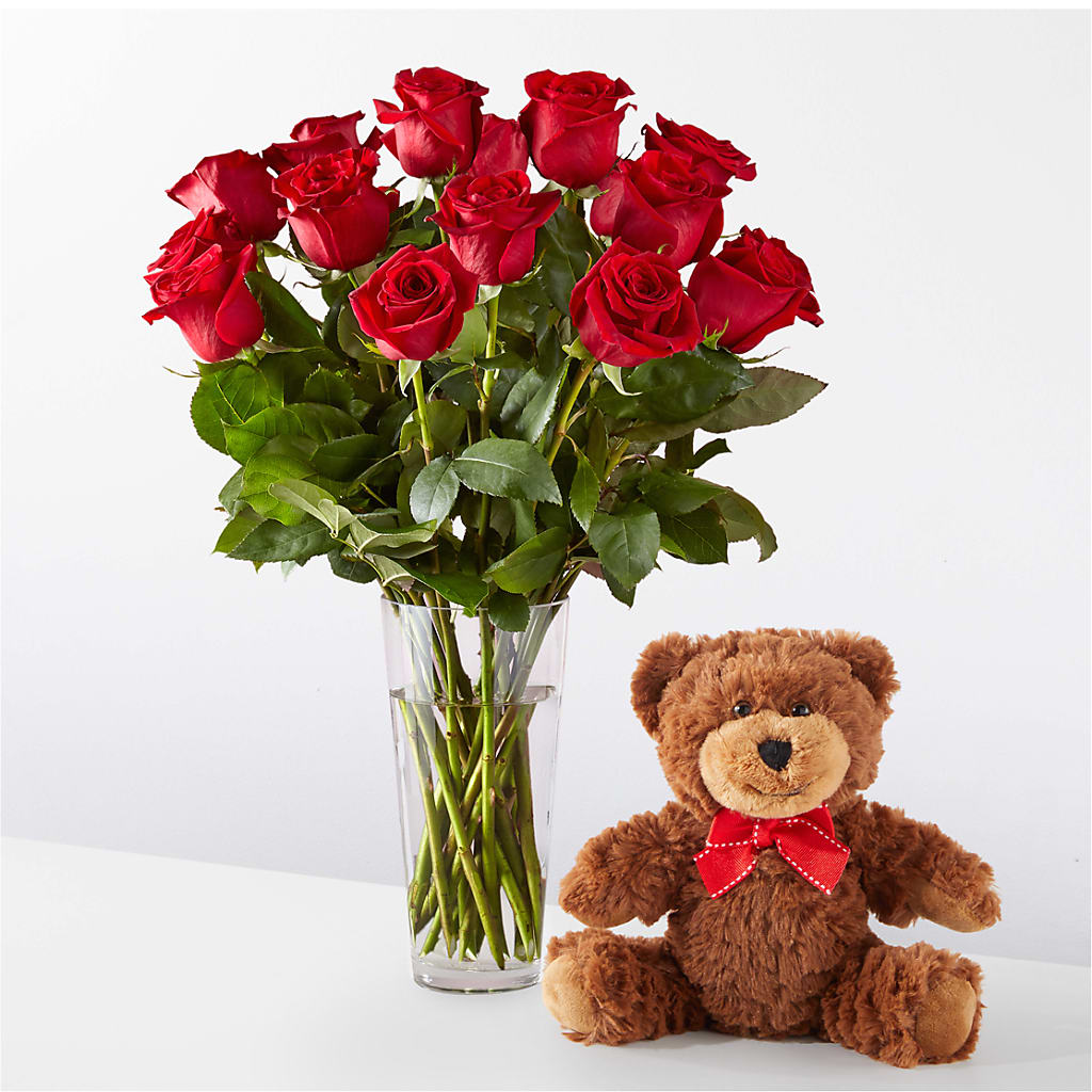 Romantic Long Stem Red Rose Bouquet Bundles – MR K'S FLOWERS, Littleton CO