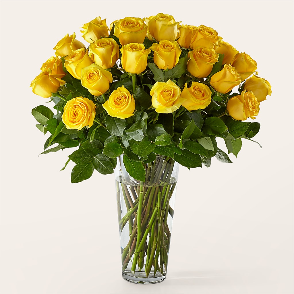 Long Stem Yellow Rose Bouquet – MR K'S FLOWERS, Littleton CO