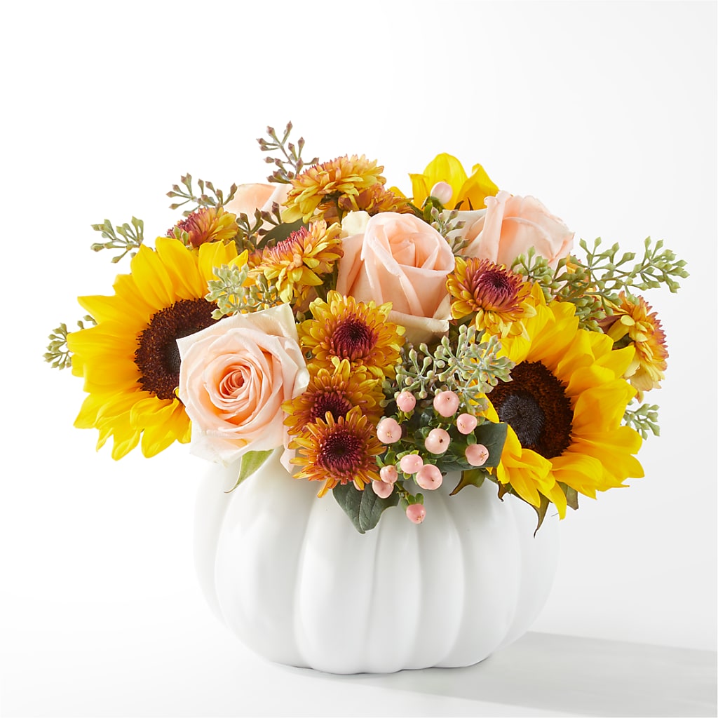 Pumpkin to Talk About Bouquet – MR K'S FLOWERS, Littleton CO