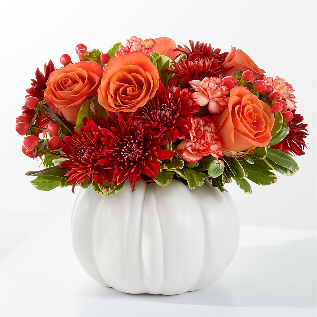 Autumn Air Pumpkin Bouquet – MR K'S FLOWERS, Littleton CO