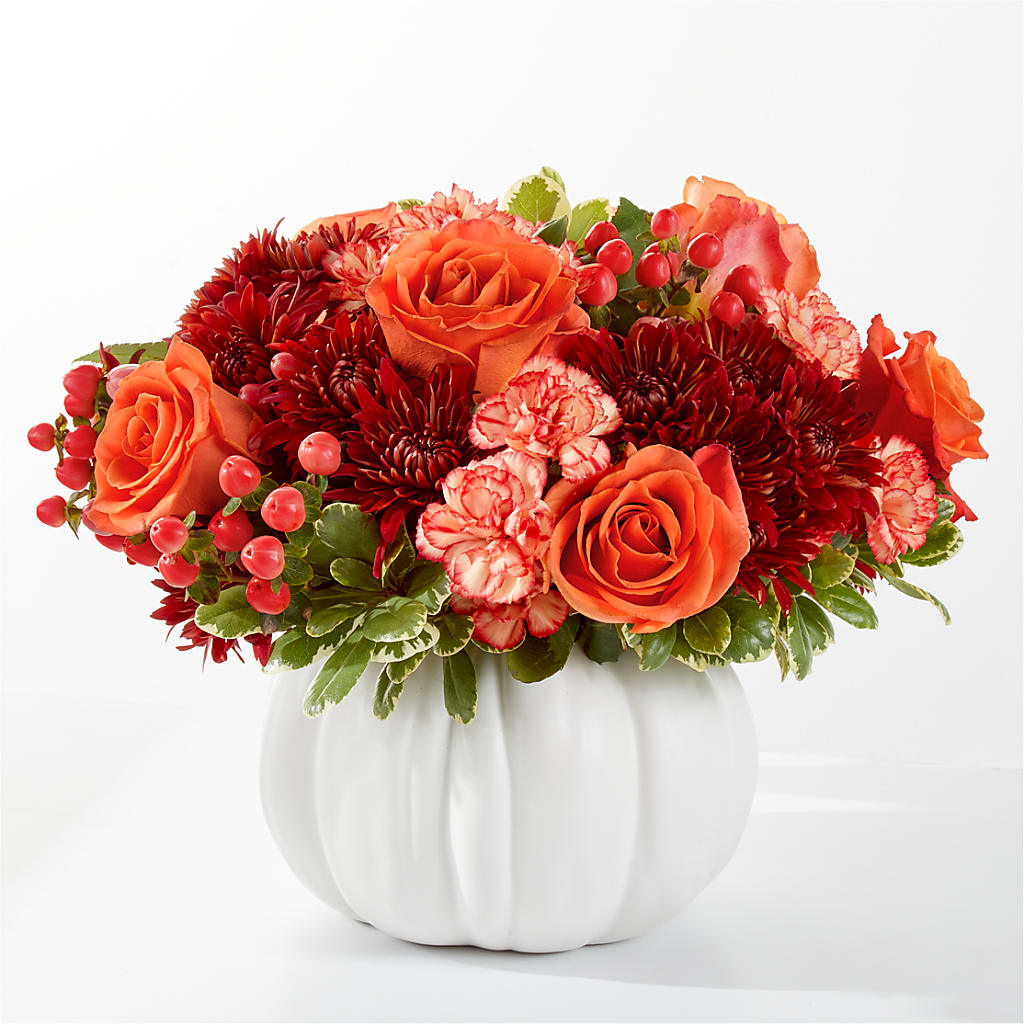 Autumn Air Pumpkin Bouquet – MR K'S FLOWERS, Littleton CO
