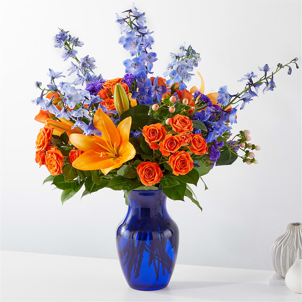 Radiant Citrus Bouquet – MR K'S FLOWERS, Littleton CO