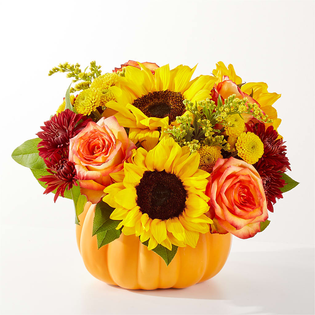 Golden Gourd Pumpkin Bouquet – MR K'S FLOWERS, Littleton CO