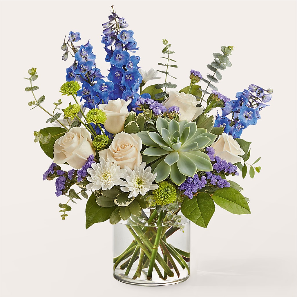 Cerulean Waves Bouquet – MR K'S FLOWERS, Littleton CO