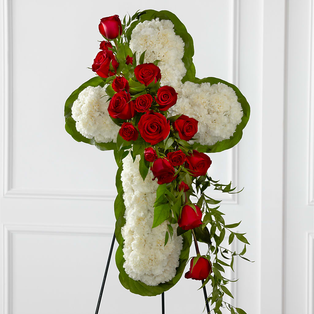 Floral Cross Easel – MR K'S FLOWERS, Littleton CO