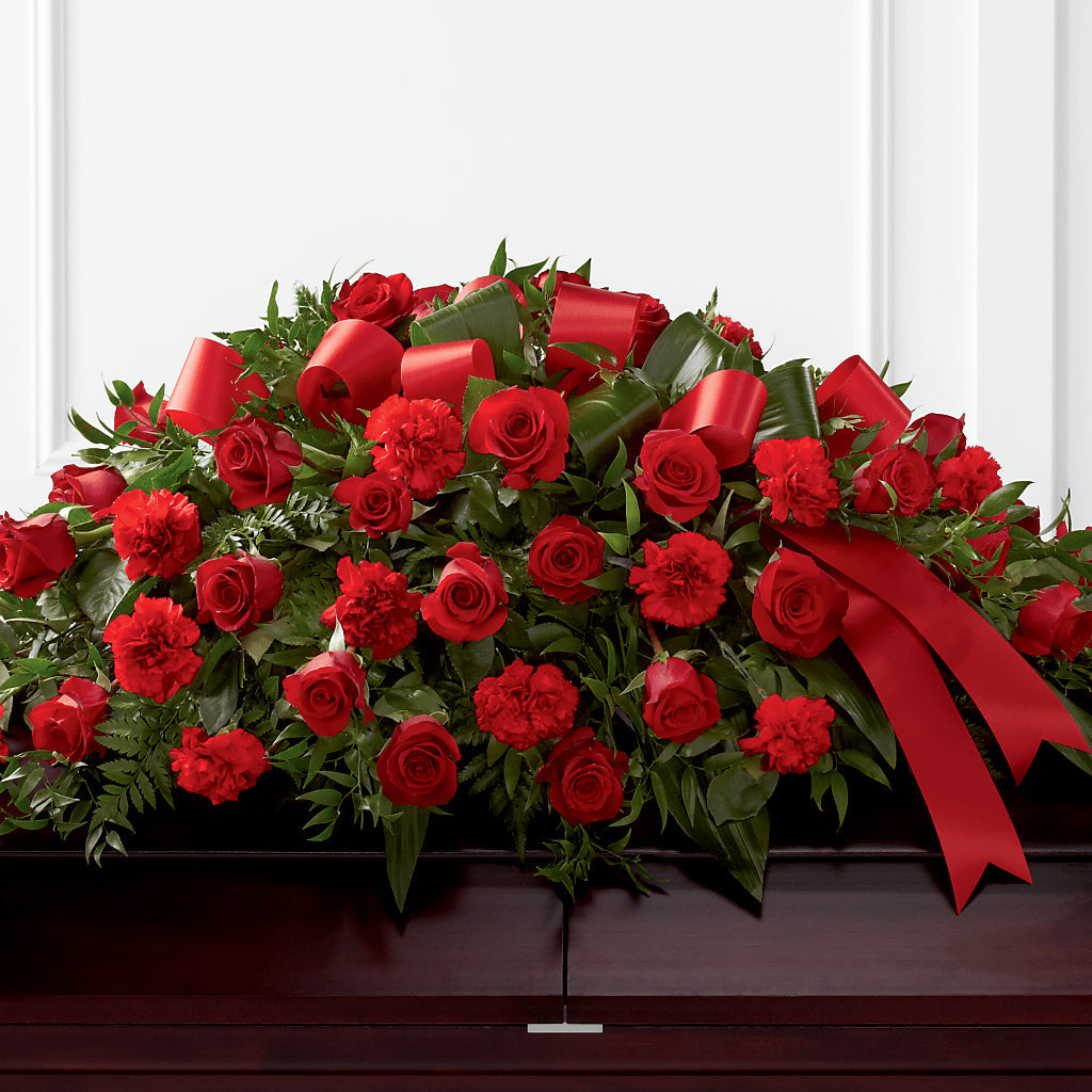 Tribute of Life Casket Spray – MR K'S FLOWERS, Littleton CO