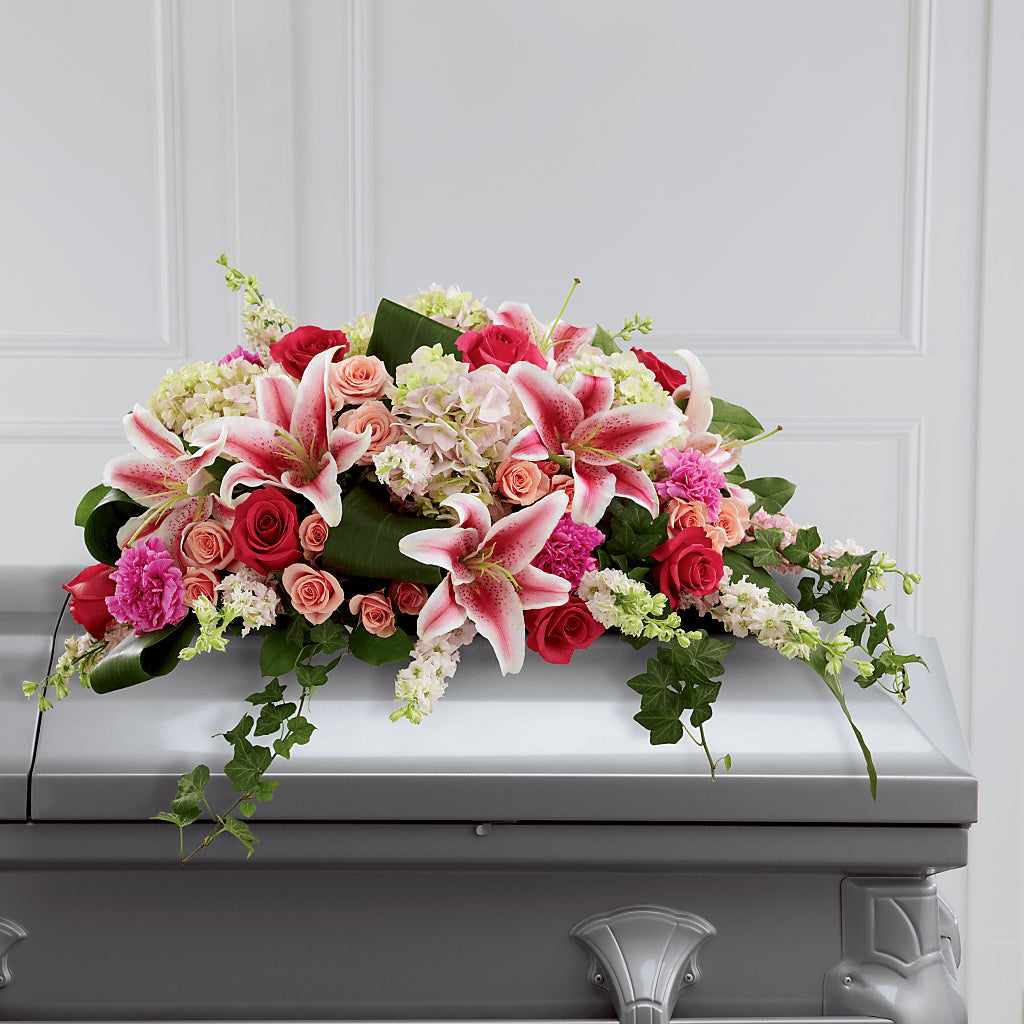 Splendid Grace Casket Spray – MR K'S FLOWERS, Littleton CO