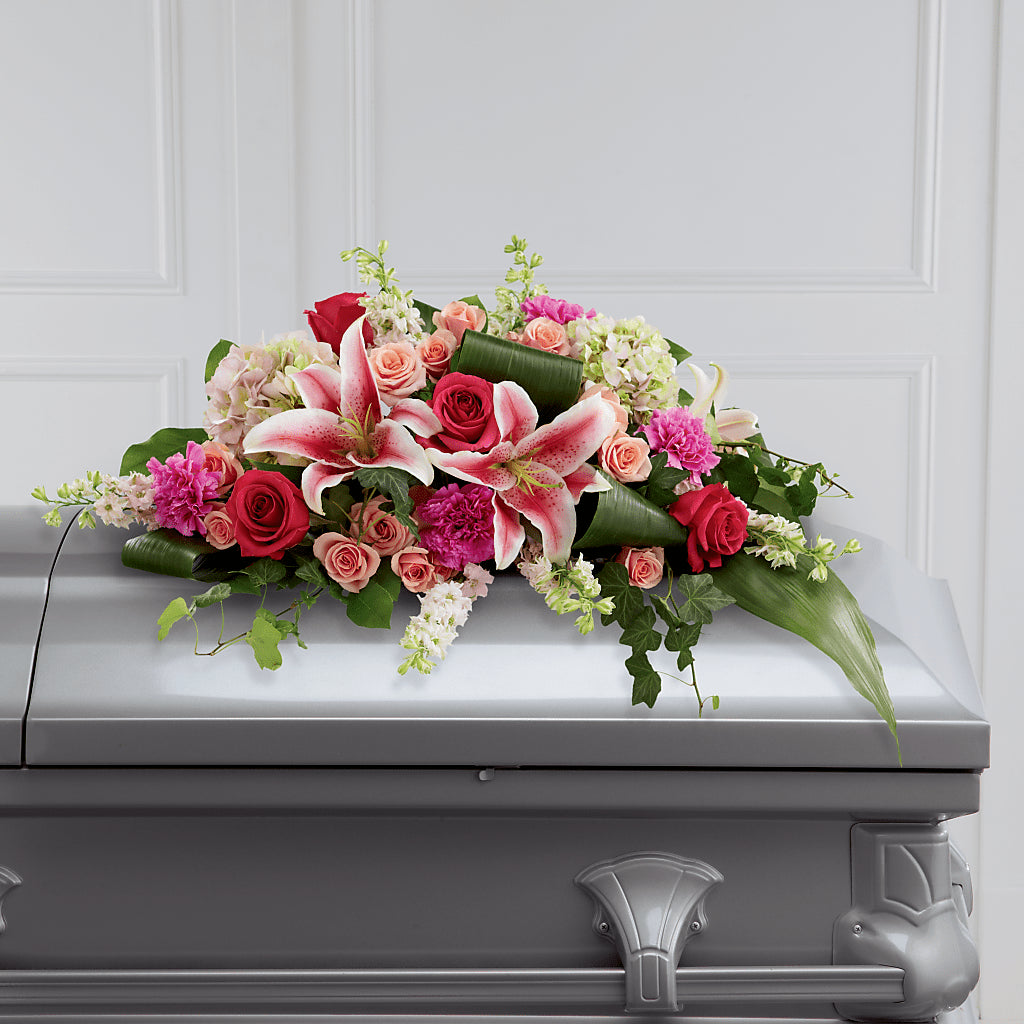 Splendid Grace Casket Spray – MR K'S FLOWERS, Littleton CO