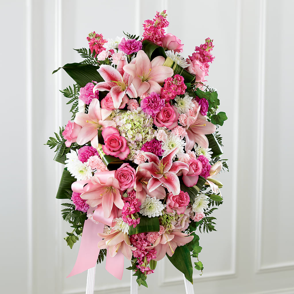 Comforting Standing Spray – MR K'S FLOWERS, Littleton CO
