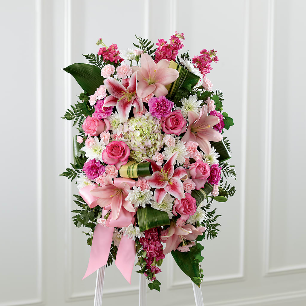 Comforting Standing Spray – MR K'S FLOWERS, Littleton CO