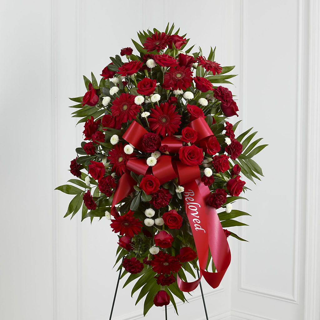 Treasured Memories Standing Spray – MR K'S FLOWERS, Littleton CO