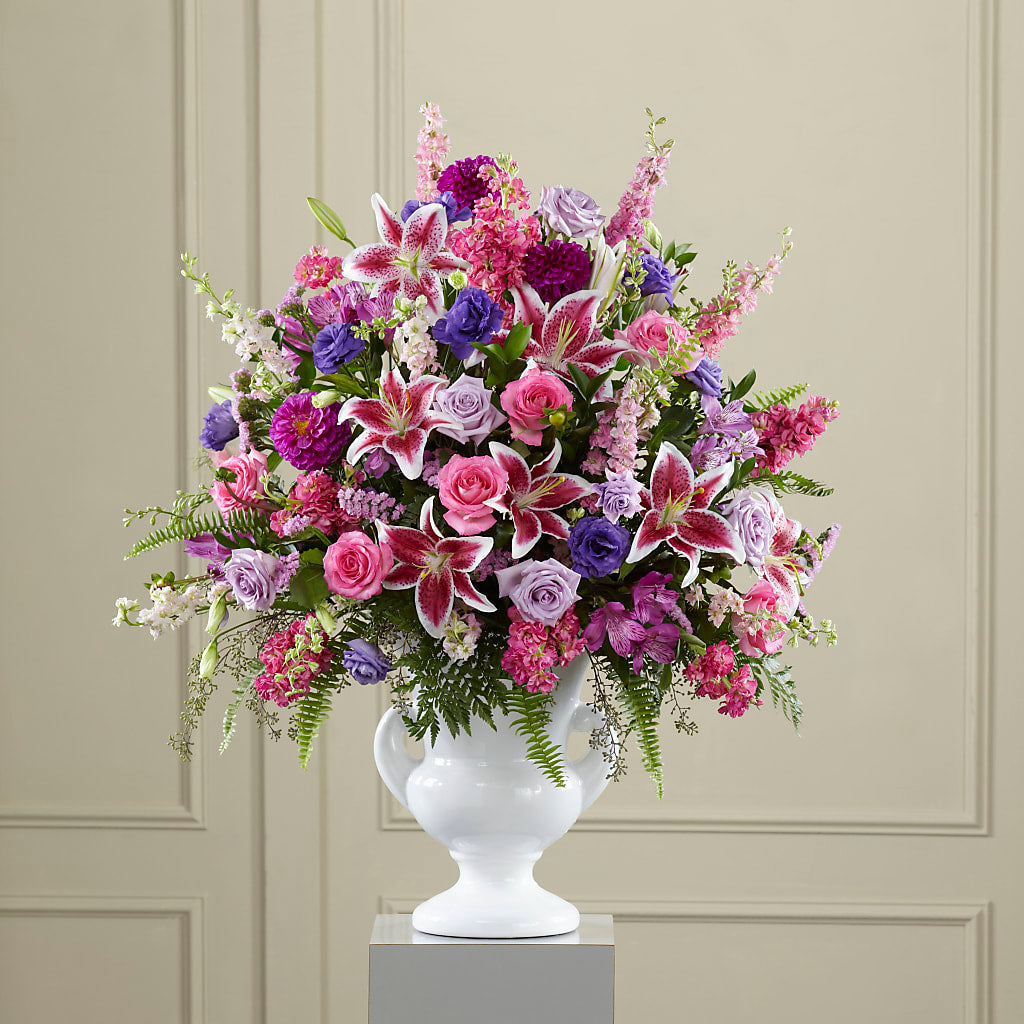 Peaceful Tribute Arrangement – MR K'S FLOWERS, Littleton CO