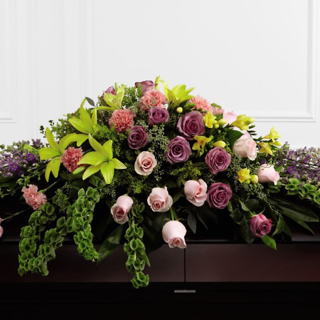 Forever Beloved Casket Spray – MR K'S FLOWERS, Littleton CO