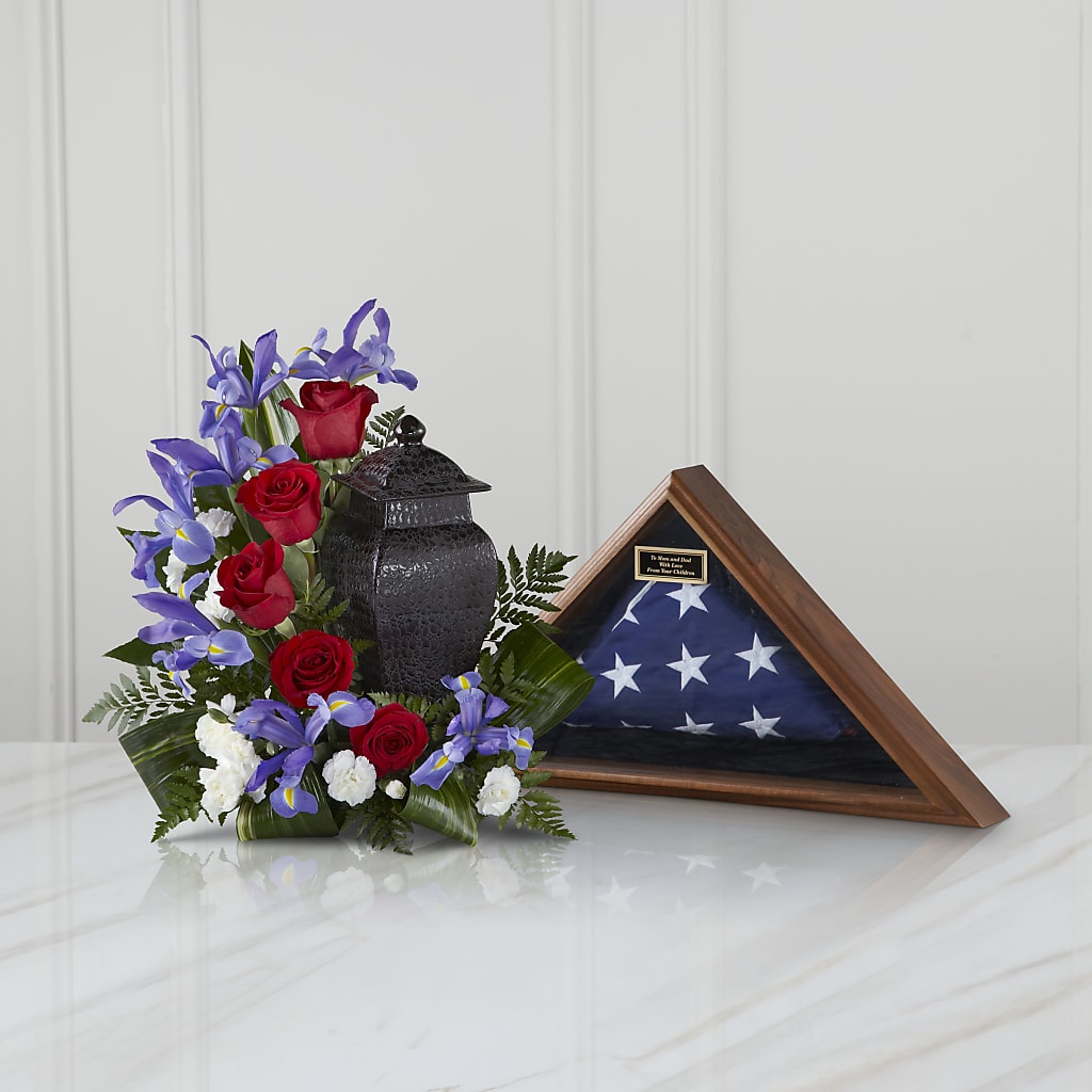 Patriotic Tribute Arrangement – MR K'S FLOWERS, Littleton CO