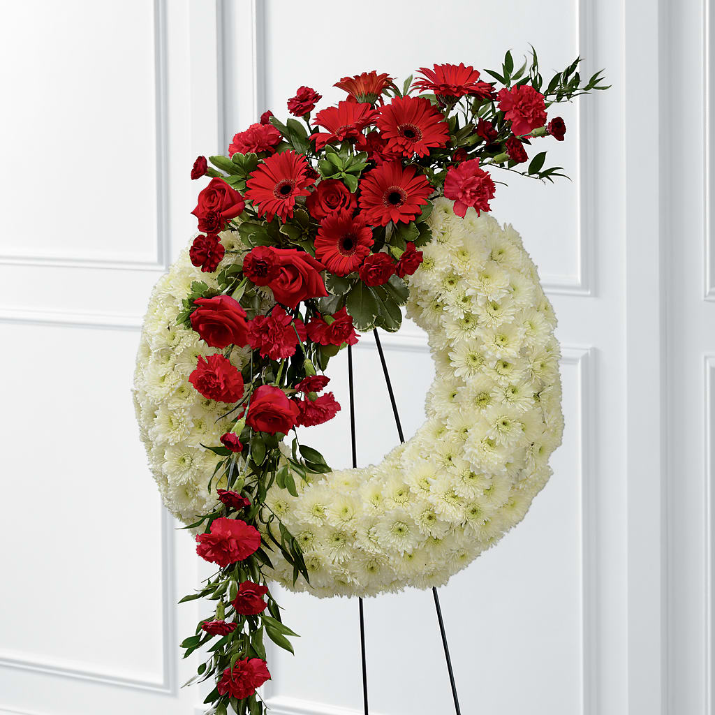 Graceful Tribute Wreath – MR K'S FLOWERS, Littleton CO