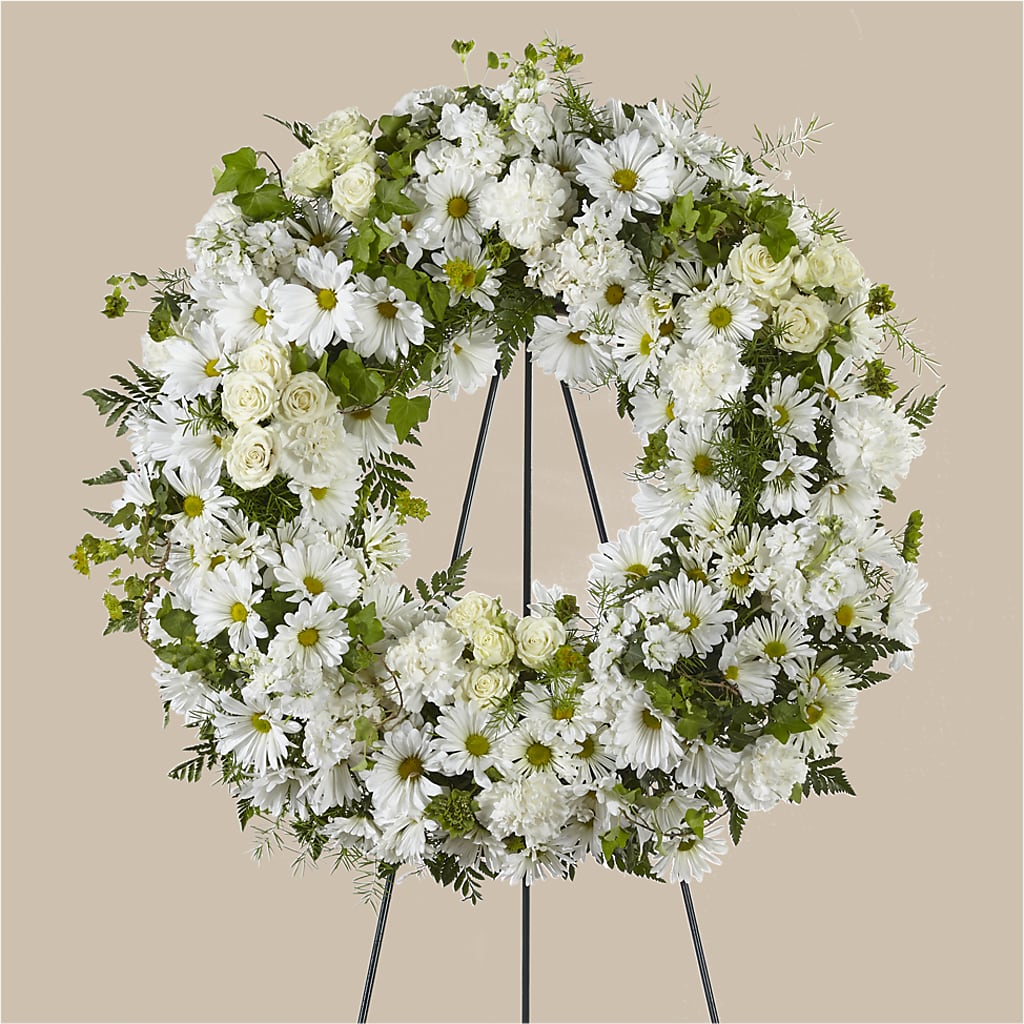 Faithful Wishes Wreath – MR K'S FLOWERS, Littleton CO