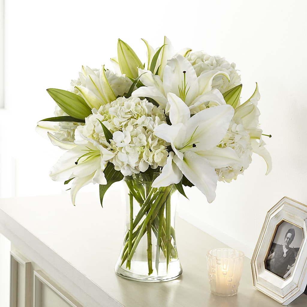 Compassionate Lily Bouquet – MR K'S FLOWERS, Littleton CO