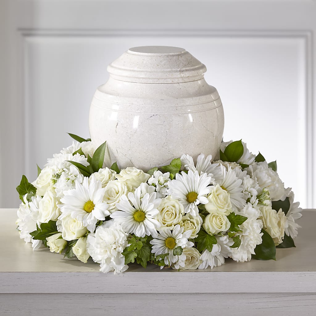 Ivory Gardens Cremation Adornment – MR K'S FLOWERS, Littleton CO