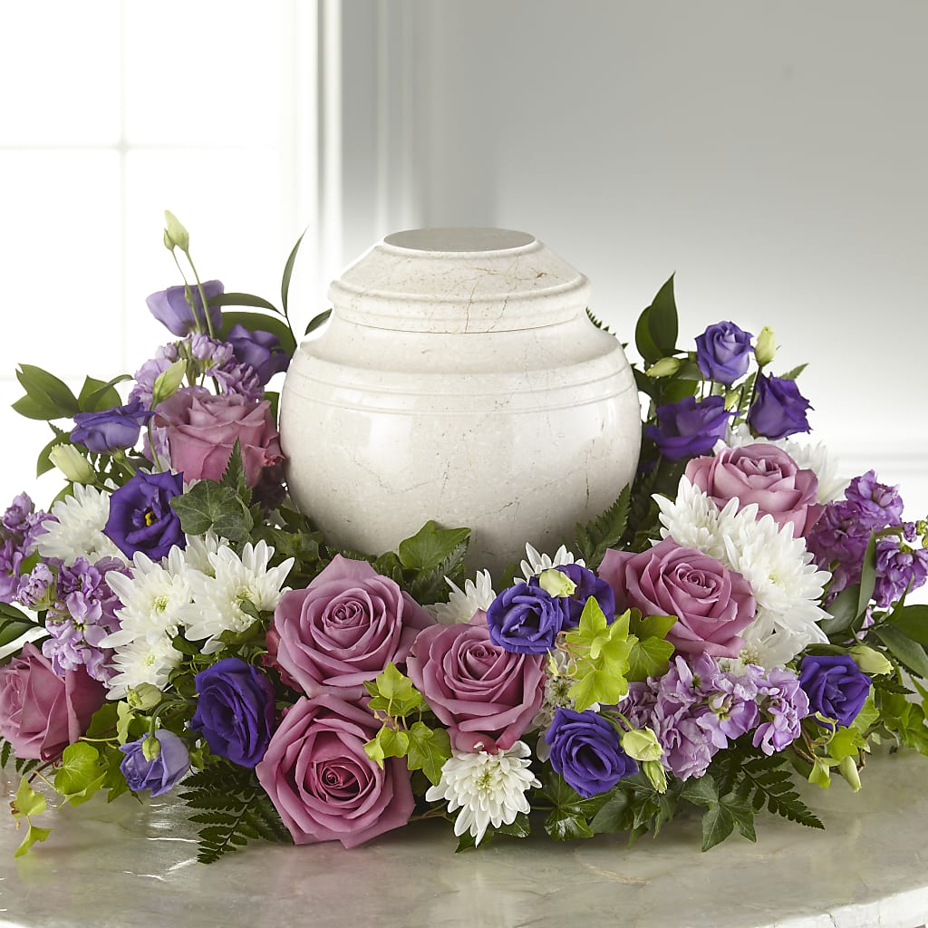 Blooming Sympathy Cremation Adornment – MR K'S FLOWERS, Littleton CO