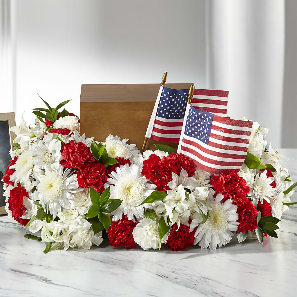 Spirit of Patriotism Cremation Adornment – MR K'S FLOWERS, Littleton CO