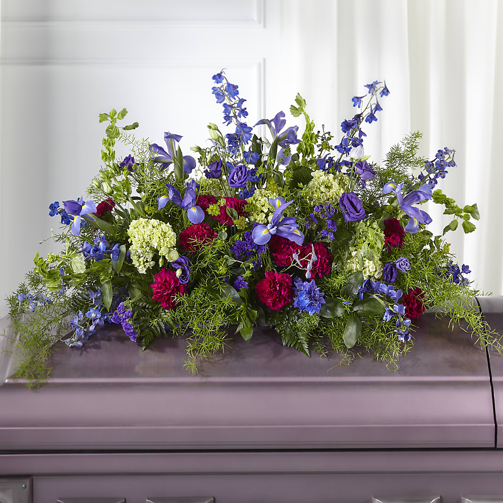 Always Treasured Casket Spray – MR K'S FLOWERS, Littleton CO
