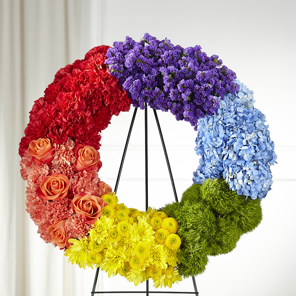 Circle of Love Wreath – MR K'S FLOWERS, Littleton CO