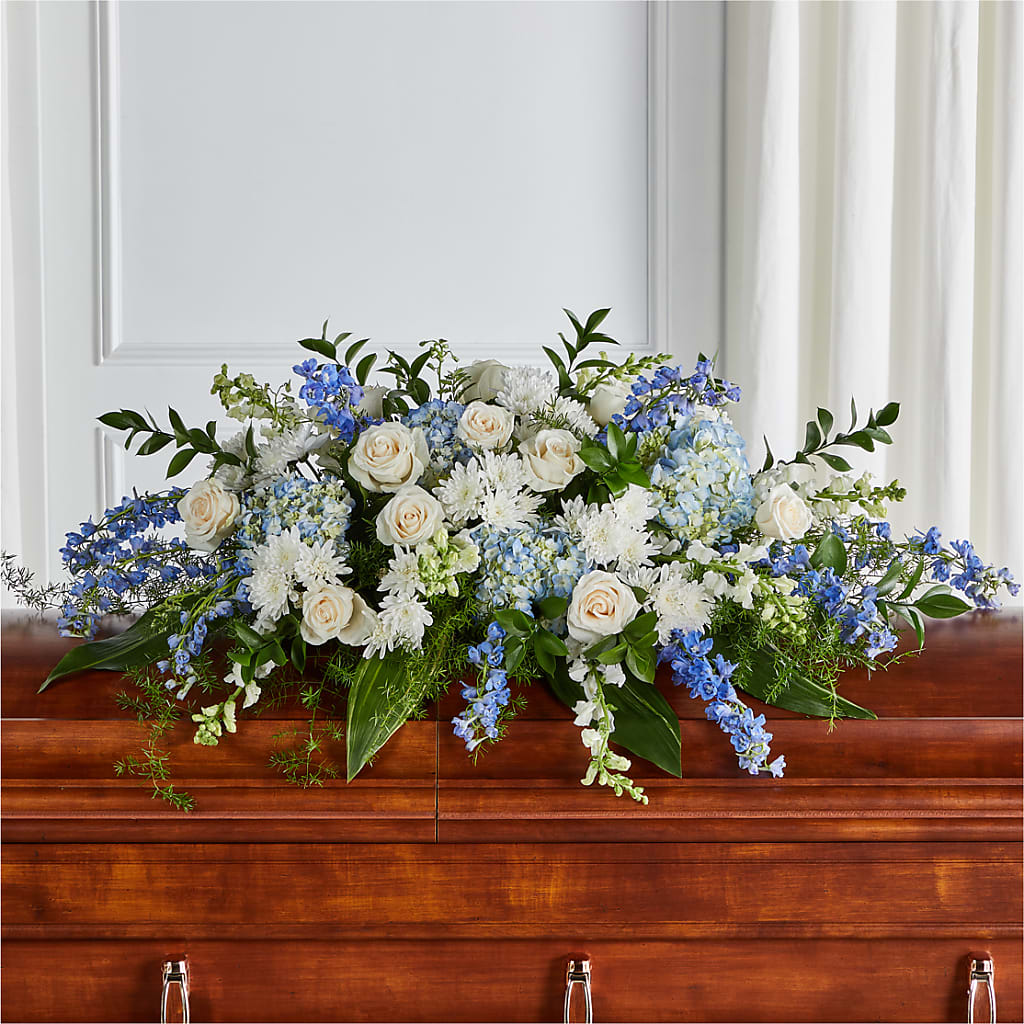 Timeless Essence Casket Spray – MR K'S FLOWERS, Littleton CO