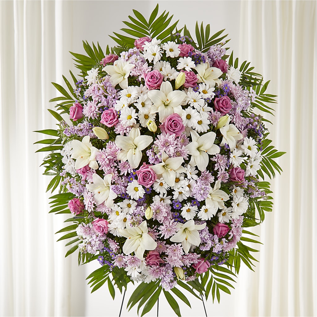 Surrounded by Love Standing Spray – MR K'S FLOWERS, Littleton CO
