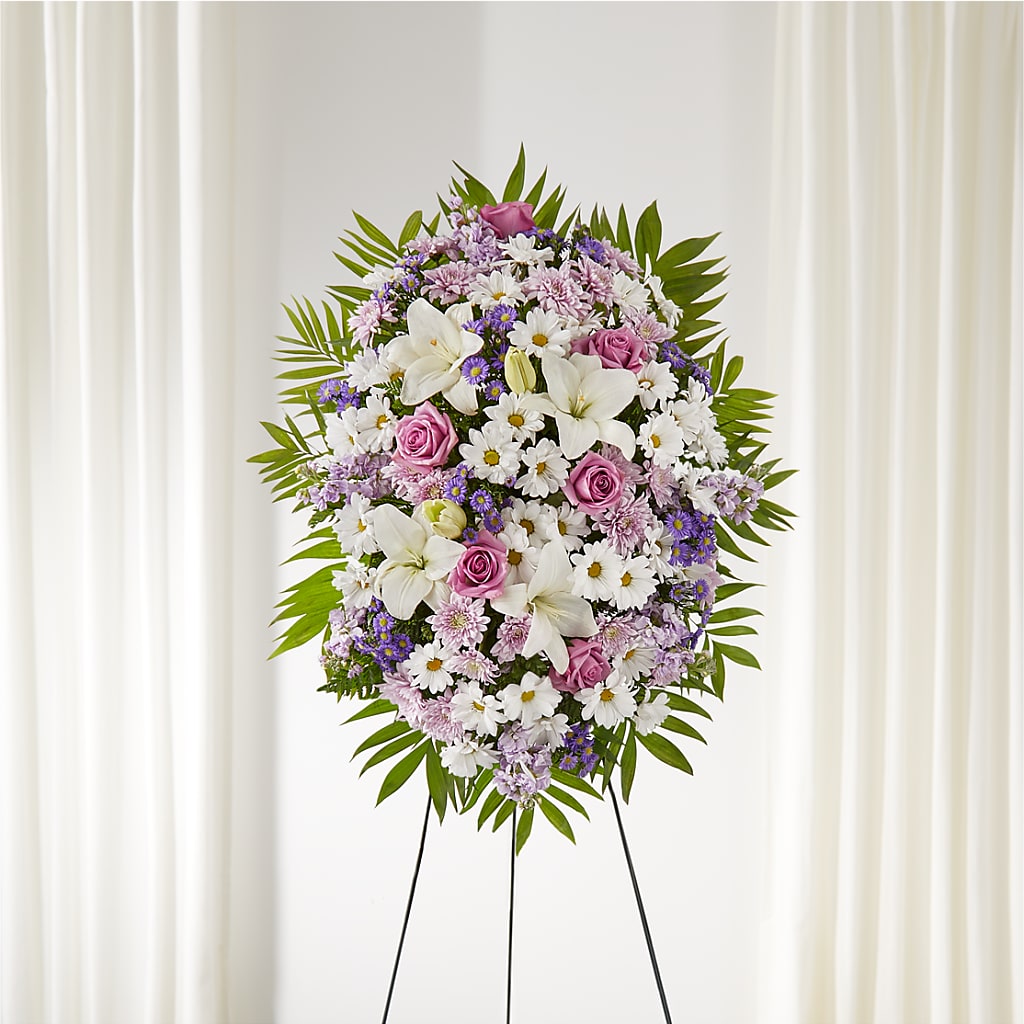 Surrounded by Love Standing Spray – MR K'S FLOWERS, Littleton CO