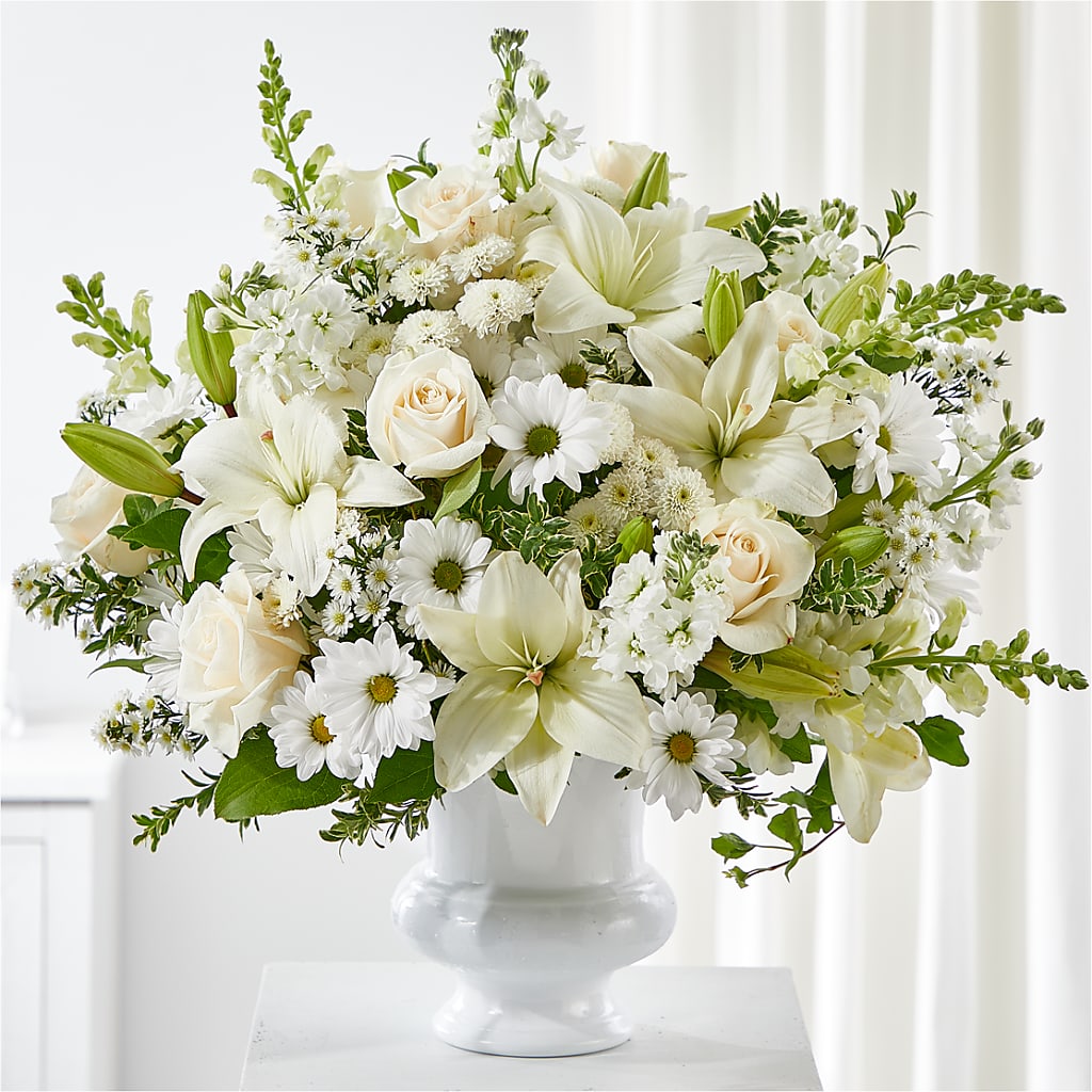 Uplifting Urn Arrangement – MR K'S FLOWERS, Littleton CO