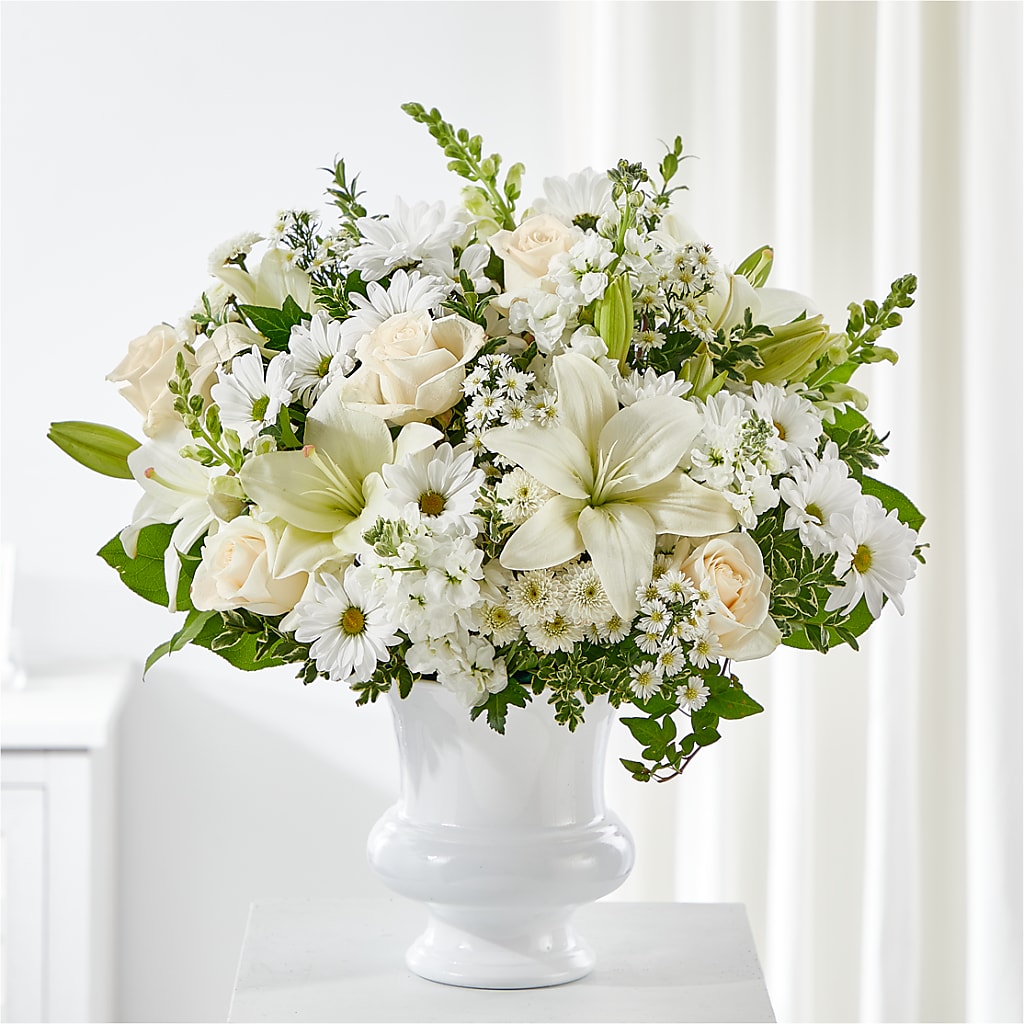 Uplifting Urn Arrangement – MR K'S FLOWERS, Littleton CO