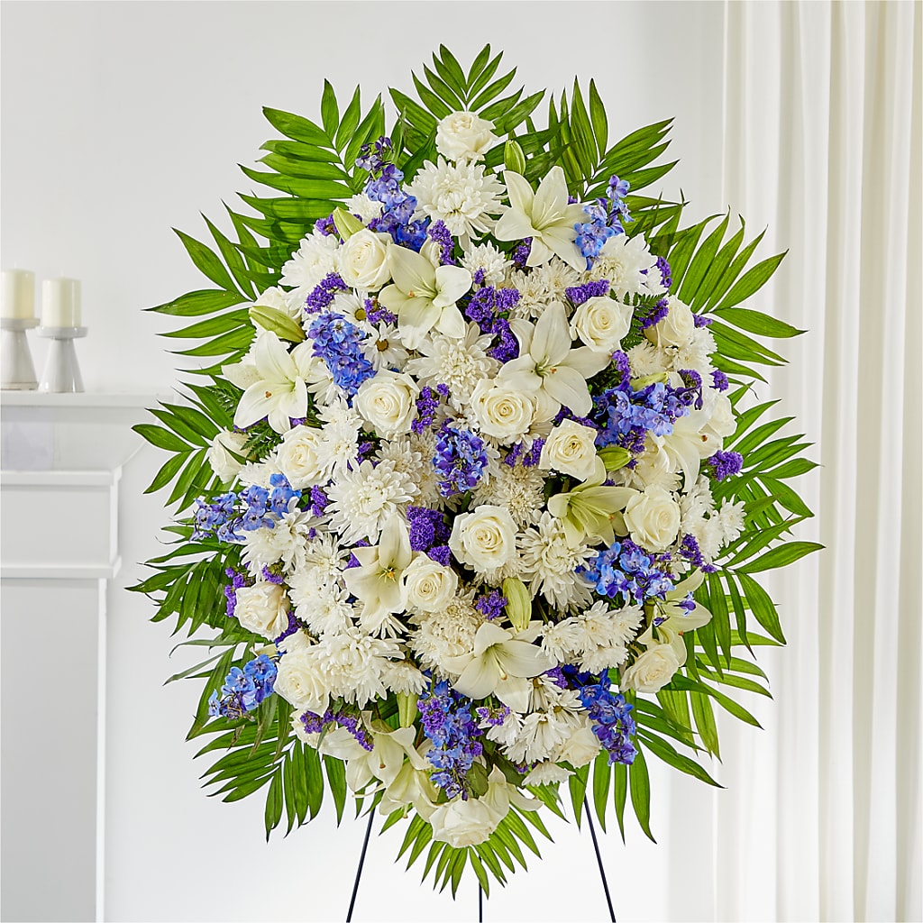 At Rest Standing Spray – MR K'S FLOWERS, Littleton CO