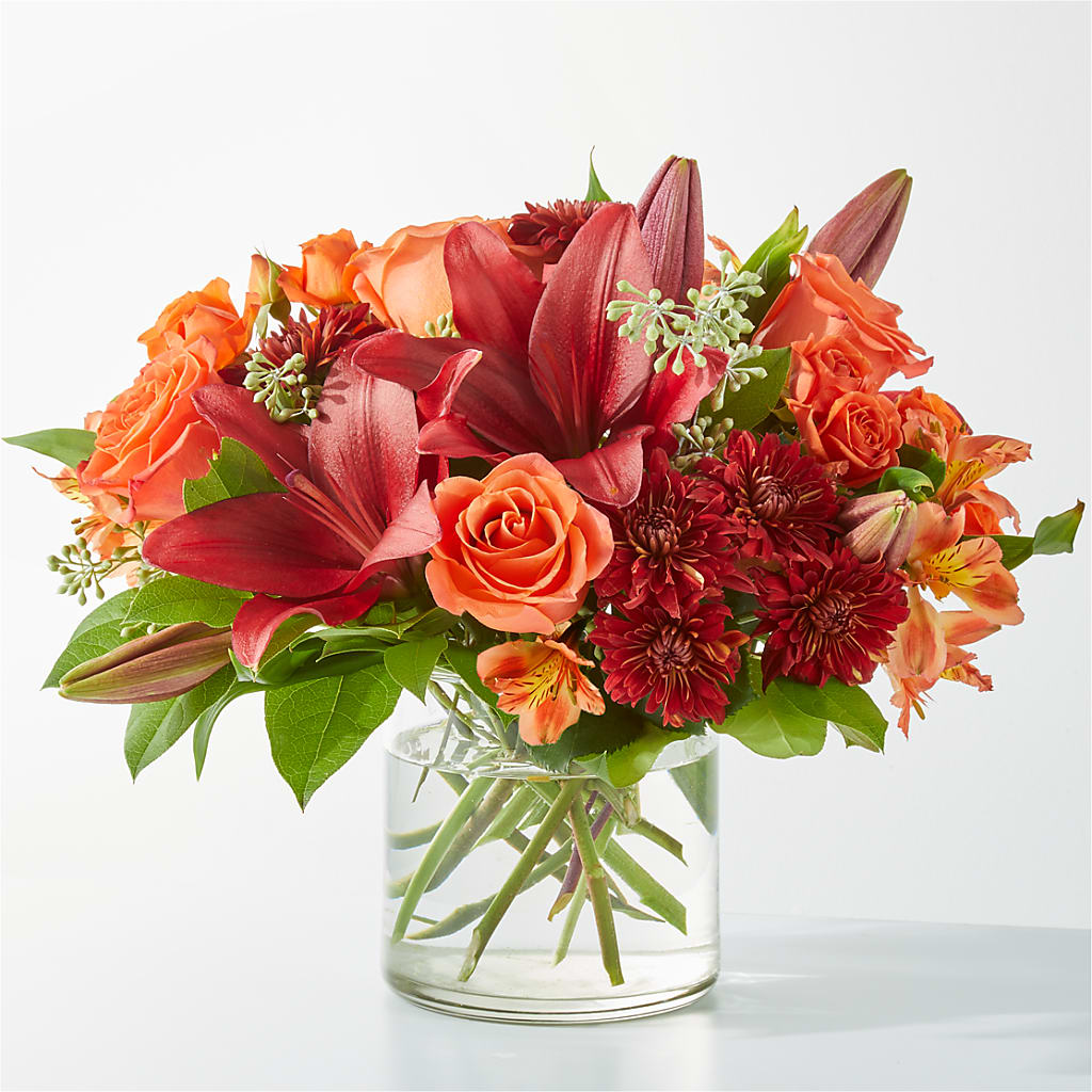 Crimson Leaves Bouquet – MR K'S FLOWERS, Littleton CO