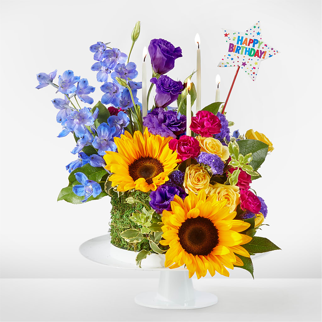 Star of the Day Floral Cake – MR K'S FLOWERS, Littleton CO