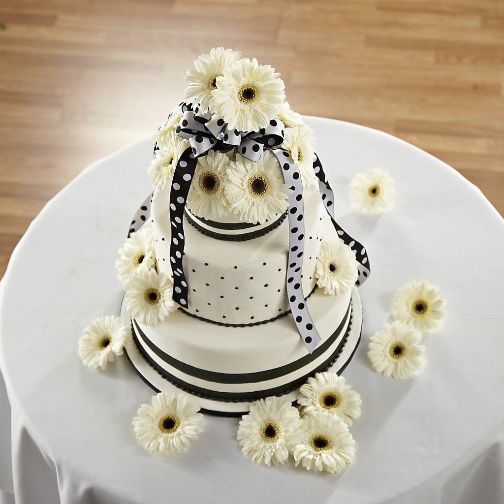 Simple Sophistication Cake Décor – MR K'S FLOWERS, Littleton CO
