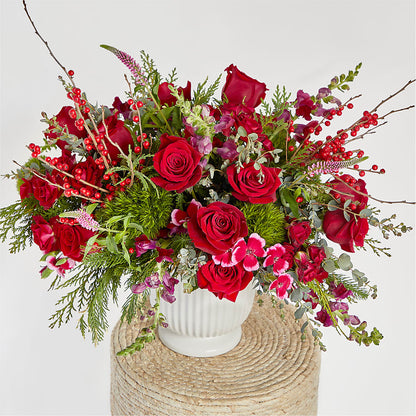 Big Red Bow Bouquet – MR K'S FLOWERS, Littleton CO