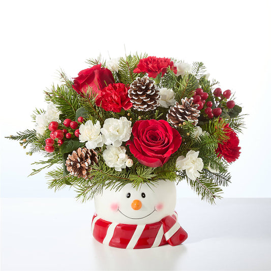 Jolly Snowman Bouquet – MR K'S FLOWERS, Littleton CO