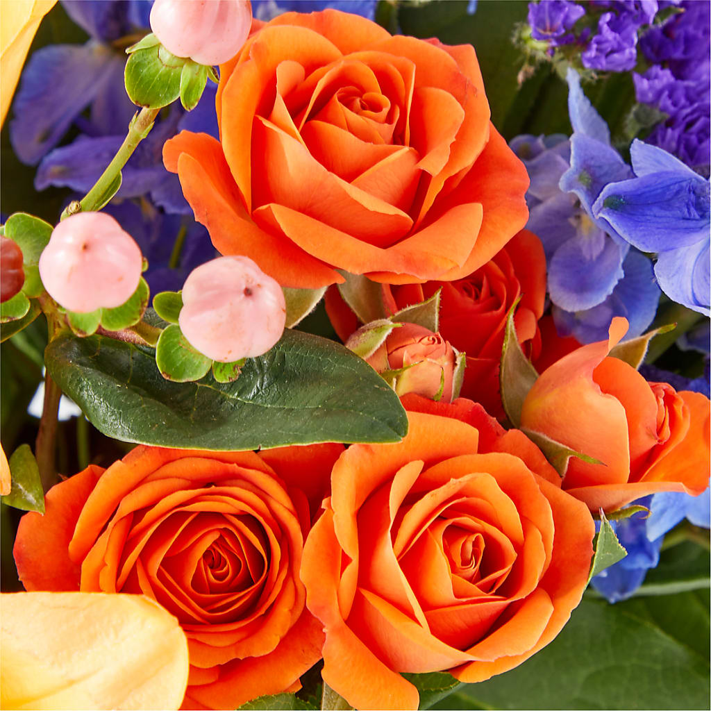 Radiant Citrus Box Bouquet – MR K'S FLOWERS, Littleton CO