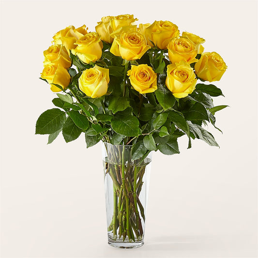 Long Stem Yellow Rose Bouquet – MR K'S FLOWERS, Littleton CO