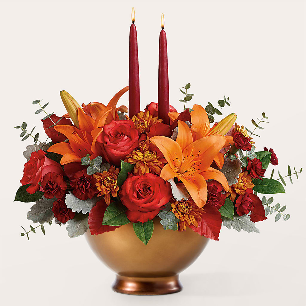 Fruits of Fall Centerpiece – MR K'S FLOWERS, Littleton CO