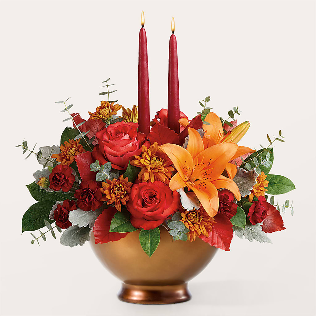 Fruits of Fall Centerpiece – MR K'S FLOWERS, Littleton CO