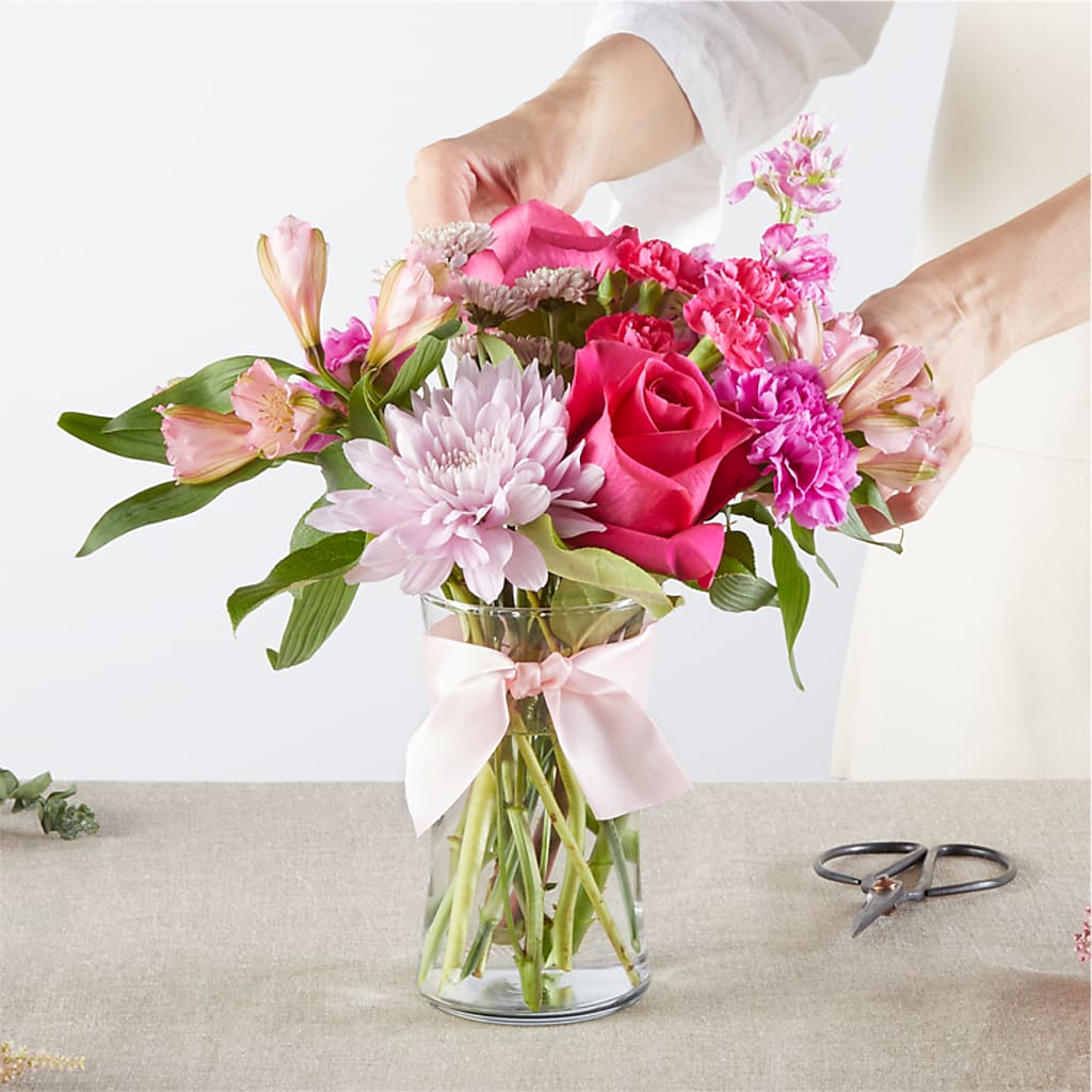 Pink Ribbon - A Florist Original – MR K'S FLOWERS, Littleton CO