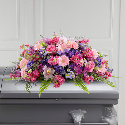Glorious Garden Casket Spray – MR K'S FLOWERS, Littleton CO