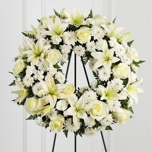 Treasured Tribute Wreath – MR K'S FLOWERS, Littleton CO