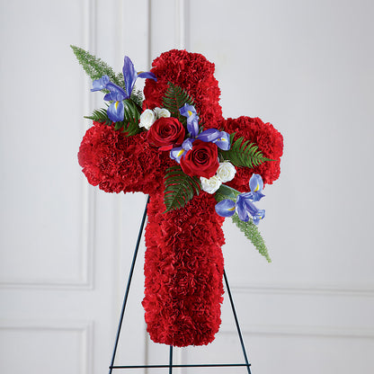 Faithful Hero Floral Cross – MR K'S FLOWERS, Littleton CO